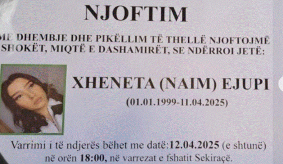 Dyshohet se i dashuri e shtyu për vetëvrasje 26-vjeçaren kosovare