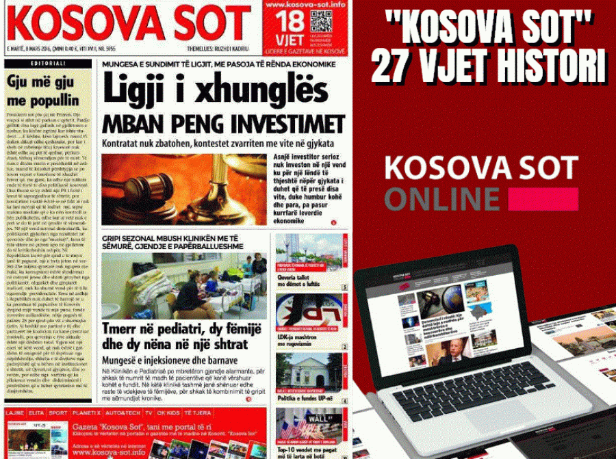 ‘KOSOVA SOT ONLINE’ 27 VJET HISTORI