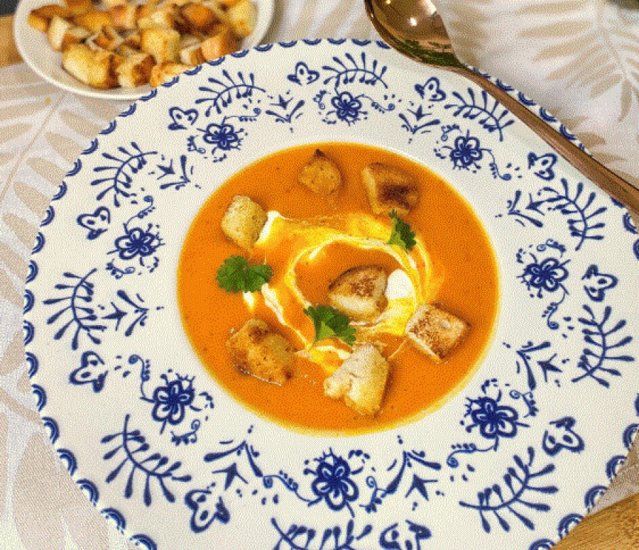 Recetë: Supë kremoze me kungull të pjekur