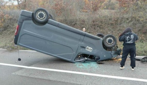 Një automjet i KFOR’it amerikan është vetaksidentuar në Veri