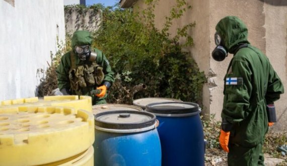 KFOR-i së bashku me FSK-në e Policinë inspekton materiale të rrezikshme