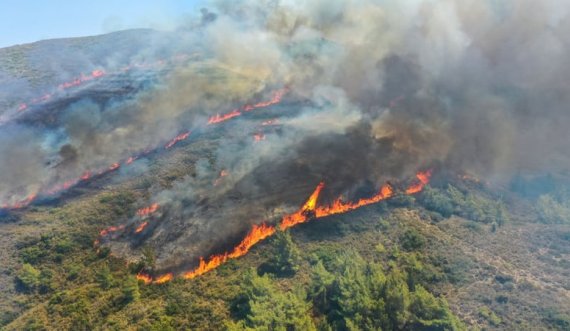 Zjarret në jug të Shqipërisë, evakuohen banorët
