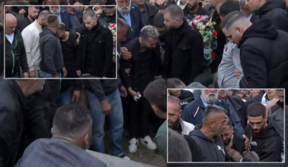 Pamje nga ceremonia e varrimit të vëllait të GJESTIT 